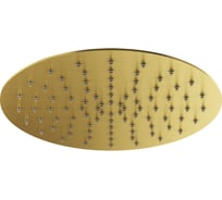 Верхний душ Plumberia Selection SHOWER круглый 250мм, золото брашир SAT3174OB