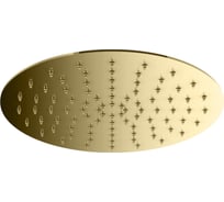 Верхний душ Plumberia Selection SHOWER круглый 250мм, золото брашир SAT3174OR