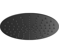Верхний душ Plumberia Selection SHOWER круглый 250мм, черный матовый SAT3174NO