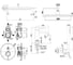 Комплект смесителей для душа Paffoni LIGHT золото медовое KITLIG015HG071KING 8