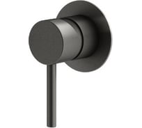 Внешняя часть встраиваемого смесителя для душа Plumberia Selection IXO, графит матовый XO1111GR