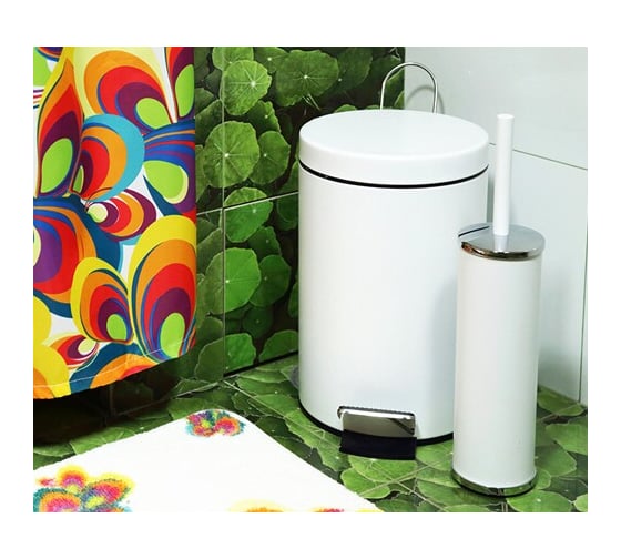 Щетка для унитаза WasserKRAFT K-1027WHITE напольная K-1027W