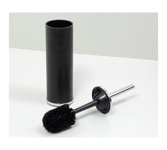 Щетка для унитаза WasserKRAFT K-1027BLACK напольная K-1027B