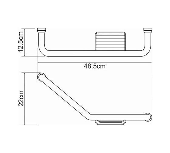 Поручень для ванны WasserKRAFT K-1077R