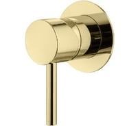 Внешняя часть встраиваемого смесителя для душа Plumberia Selection IXO, золото брашированное XO1111OR