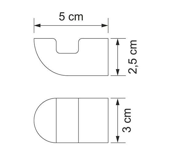 Крючок WasserKRAFT Kammel K-8323WHITE