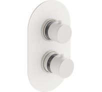 Смеситель термостатический встраиваемый PLUMBERIA SELECTION IXO белый матовый XOT5050BO