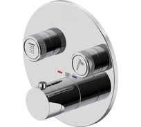 Внешняя часть встраиваемого смесителя для душа Plumberia Selection PSBOX хром PSB1902CR