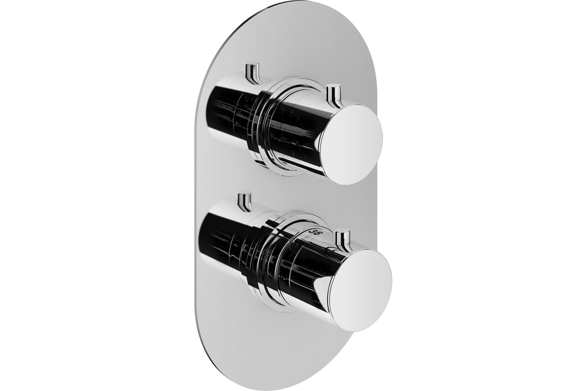Смеситель термостатический встраиваемый PLUMBERIA SELECTION IXO хром ...