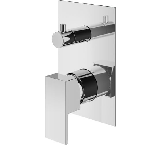 Внешняя часть встраиваемого смесителя для душа Plumberia Selection TAG хром TG1901CR 1