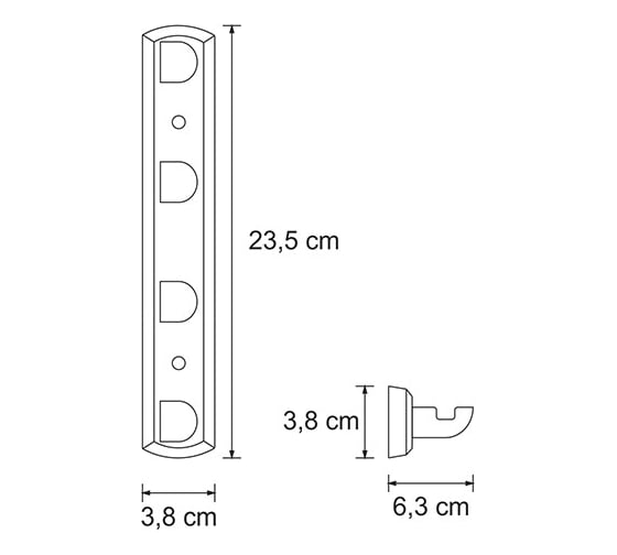 Кронштейн настенный WasserKRAFT Kammel K-8374WHITE
