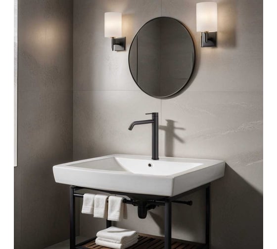 Смеситель высокий для раковины PLUMBERIA SELECTION IXO черный матовый XO0052NO
