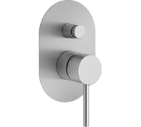Внешняя часть встраиваемого смесителя для душа Plumberia Selection IXO хром брашированный XO1001CS