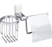 Держатель туалетной бумаги и освежителя WasserKRAFT Leine K-5059WHITE