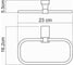 Держатель полотенец WasserKRAFT Leine K-5060WHITE 3