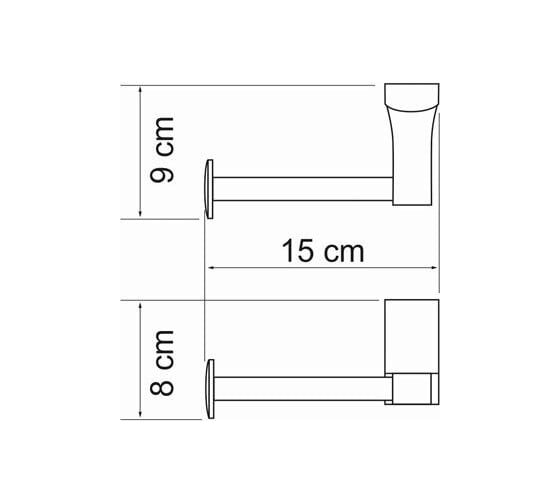 Держатель туалетной бумаги WasserKRAFT Leine K-5096WHITE