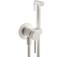 Набор гигиенического душа со смесителем PLUMBERIA SELECTION IXO белый матовый XO2000BO