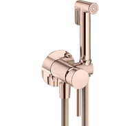 Набор гигиенического душа со смесителем PLUMBERIA SELECTION IXO золото розовое XO2000RG