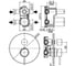 Смеситель встраиваемый для душа Paffoni Steel looking LIGHT LIG019ST 2