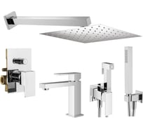 Комплект смесителей для душа PLUMBERIA SELECTION TAG с гигиеническим душем, хром KITZTG15CR53 32124888