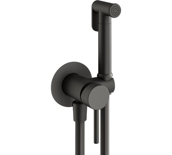Комплект смесителей для душа PLUMBERIA SELECTION IXO с гигиеническим душем, графит матовый KITZXO18GR53