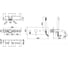 Смеситель для ванны встраиваемый Paffoni LIGHT Steel looking LIG001ST 2