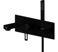 Смеситель для ванны встраиваемый Paffoni RINGO черный матовый RIN001NO