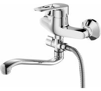 Смеситель для ванны DEVIDA ERSA с поворотным изливом и наружным поворотным дивертором DVL0322-02