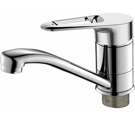 Смеситель для кухни DEVIDA ERSA с коротким изливом, на гайке DVL0304-02