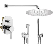 Комплект смесителей для душа PLUMBERIA SELECTION IXO с гигиеническим душем, хром KITZXO15CR
