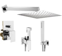 Комплект смесителей для душа PLUMBERIA SELECTION TAG с гигиеническим душем, хром KITZTG15CR