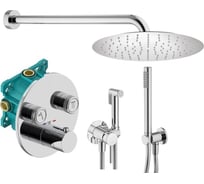 Комплект смесителей для душа PLUMBERIA SELECTION PSBOX с гигиеническим душем, хром KITZPSB02CR