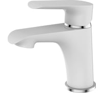 Смеситель для раковины DEVIDA GEMMA-WHITE белый, на гайке DVS1443-15W