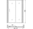 Душевая дверь GEMY Victoria S30191H 4