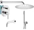 Комплект со смесителем для ванной PLUMBERIA SELECTION IXO хром KITXO19CR260 1