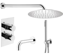 Комплект со смесителем для ванной PLUMBERIA SELECTION IXO хром KITXOT19QCR60KING