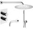 Комплект со смесителем для ванной PLUMBERIA SELECTION IXO хром KITXOT19QCR60KING 1