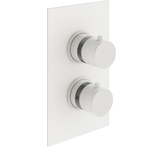 Комплект со смесителем для ванной PLUMBERIA SELECTION IXO белый матовый KITXOT19QBO60