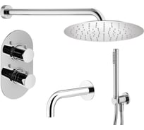 Комплект со смесителем для ванной PLUMBERIA SELECTION IXO хром KITXOT19CR60