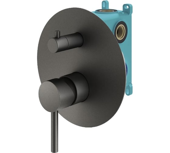 Комплект со смесителем для ванной PLUMBERIA SELECTION IXO графит матовый KITXO19GR60