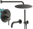 Комплект со смесителем для ванной PLUMBERIA SELECTION IXO графит матовый KITXO19GR60 1