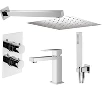 Комплект смесителей для душа PLUMBERIA SELECTION TAG хром KITTGT18QCR53