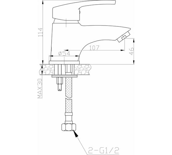 Смеситель для раковины DEVIDA LURO DVL0141-01