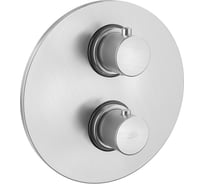 Смеситель для душа встраиваемый термостат Paffoni LIGHT Steel looking LIQ018ST