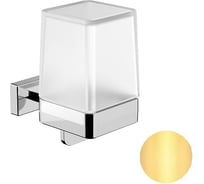 Дозатор мыла INDA LEA настенный с клавишей, золото брашированное A18670DR21