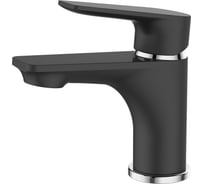 Смеситель для раковины DEVIDA VIVA-NERO черный, на гайке DVS0843-11N