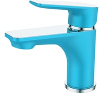 Смеситель для раковины DEVIDA VIVA-SKY синий, на гайке DVS0843-11S