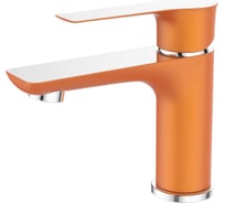 Смеситель для раковины DEVIDA ZUTTO-ORANGE оранжевый, на гайке DVS1243-14O