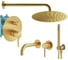 Комплект смесителей для душа PLUMBERIA SELECTION IXO золото брашированное KITXO18OB210 1