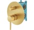 Комплект смесителей для душа PLUMBERIA SELECTION IXO золото брашированное KITXO18OB210 3